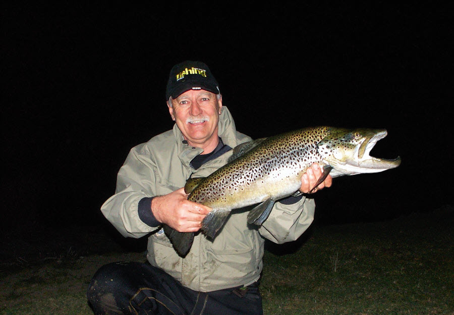 Catching Trophy Brown Trout at Night The Fishing site